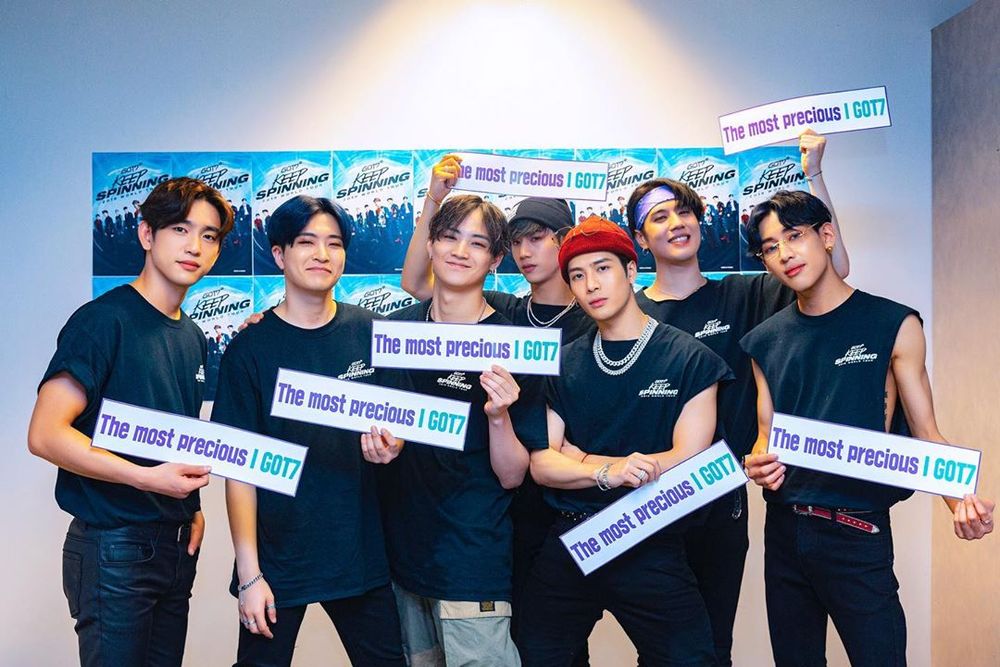 (From left) Jinyoung, Youngjae, JB, Mark, Jackson, Yugyeom, and Bambam will be lighting up Axiata Arena come March 2020. u00e2u20acu201d Picture from Instagram/got7.with.igot7