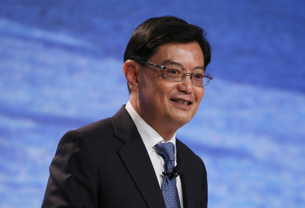 Singaporeu00e2u20acu2122s Finance Minister Heng Swee Keat speaks at a UBS client conference in Singapore, January 14, 2019. u00e2u20acu201d Reuters pic 