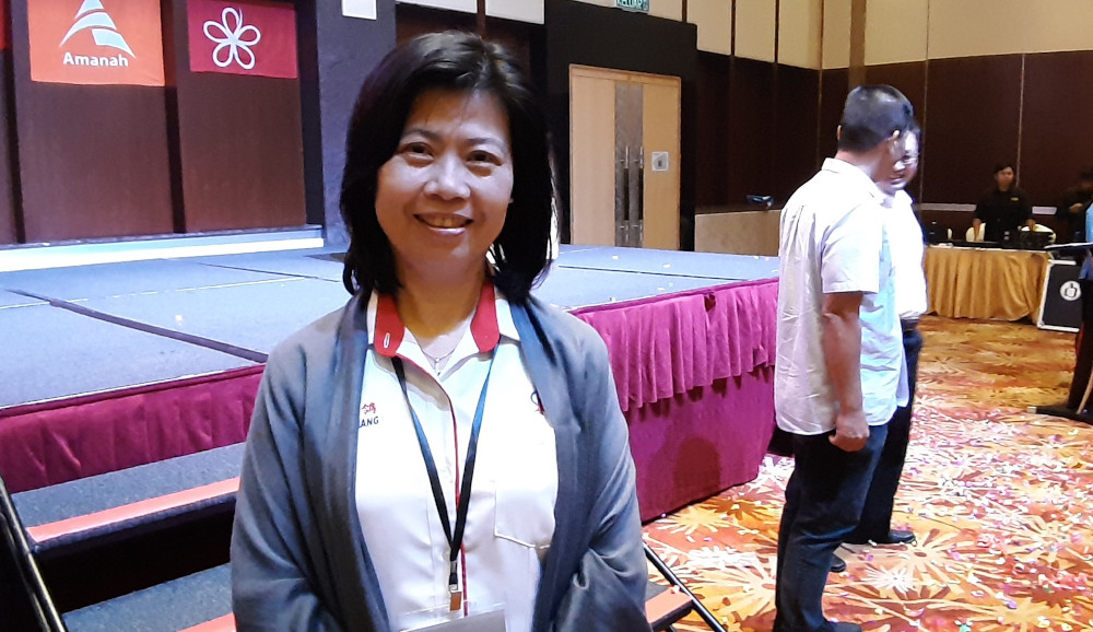 Sarawak DAP Women chief and Bukit Assek state lawmaker Irene Chang said there are more ups and downs since the 14th general election, September 15, 2019. u00e2u20acu201d Picture by Sulok Tawie