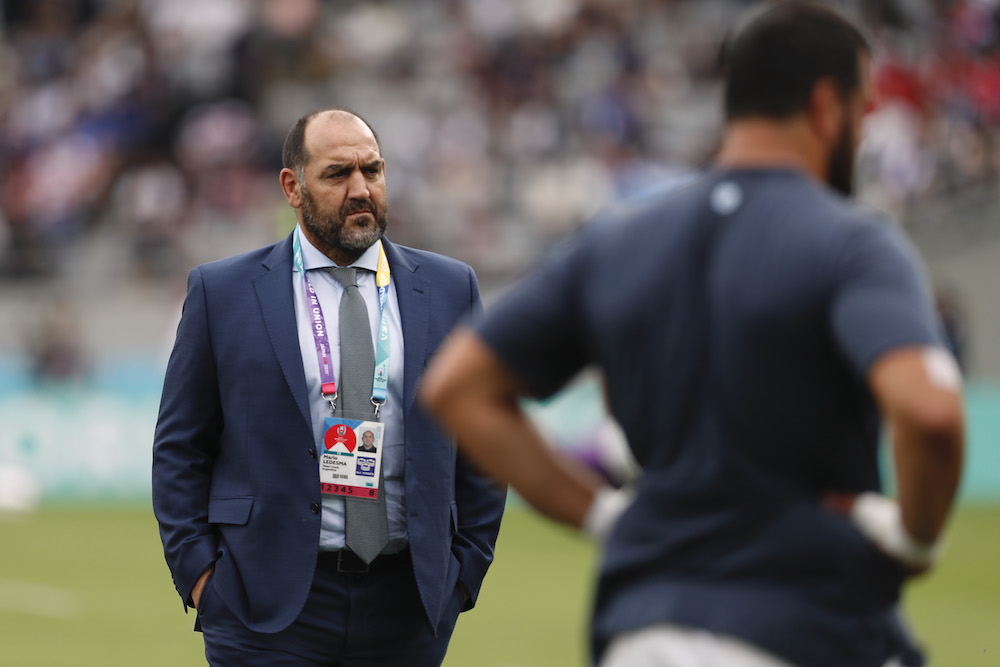 Argentina head coach Mario Ledesma before the match against France at the Tokyo Stadium in Tokyo, September 28, 2019. u00e2u20acu201d Reuters pic