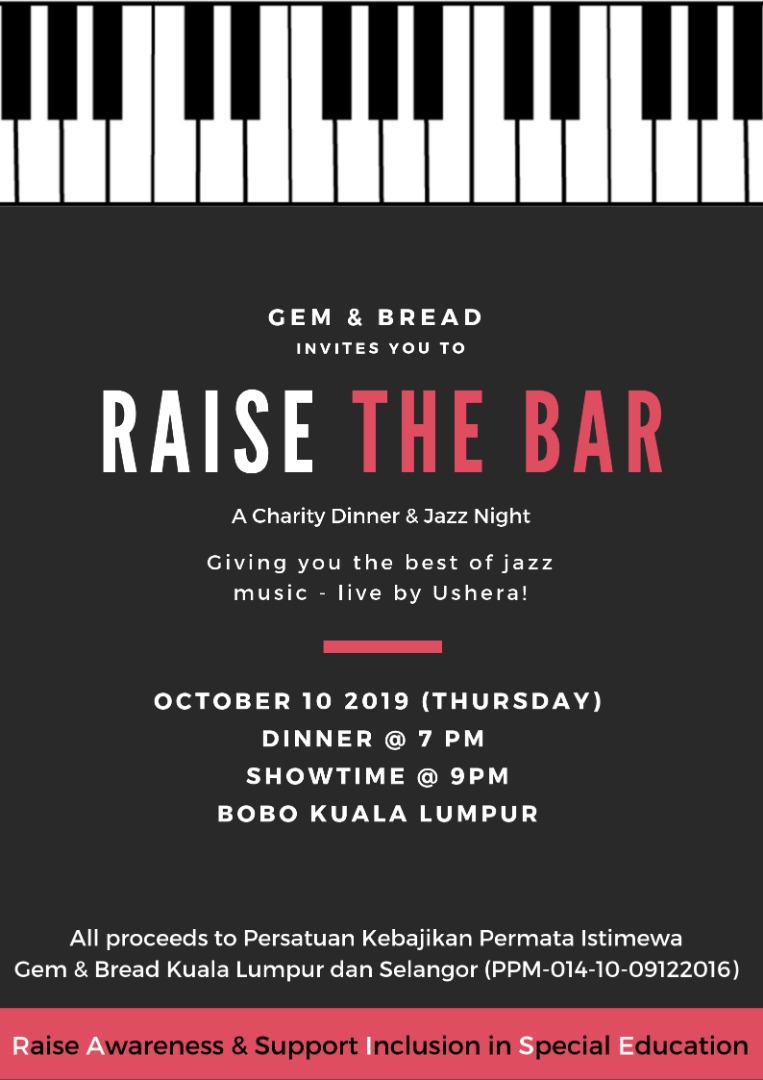 The “Raise The Bar” fundraiser aims to educate Malaysians about special needs youths and their capabilities. — Picture by Ahmad Zamzahuri