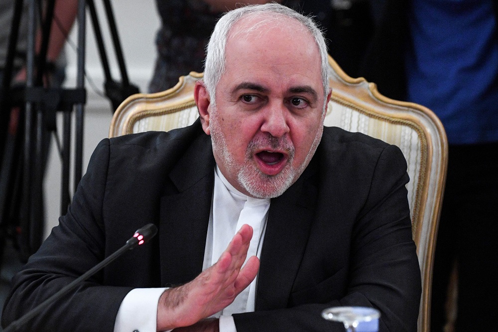 Iranian Foreign Minister Mohammad Javad Zarif attends a meeting with his Russian counterpart in Moscow September 2, 2019. u00e2u20acu201d AFP pic        