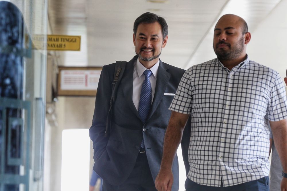 Former 1MDB CEO Datuk Shahrol Azral Ibrahim Halmi is pictured at the Kuala Lumpur High Court September 23, 2019. u00e2u20acu201d Picture by Ahmad Zamzahuri