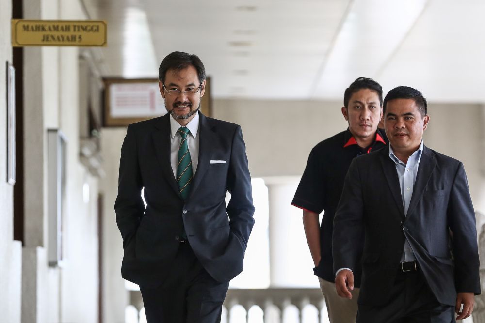 Former 1MDB CEO  Datuk Shahrol Azral Ibrahim Halmi is pictured at the Kuala Lumpur High Court September 25, 2019. u00e2u20acu201d Picture by Yusof Mat Isa