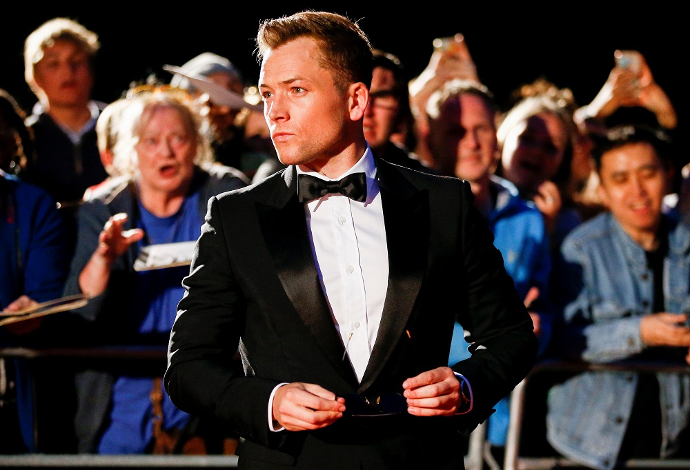 Actor Taron Egerton arrives to the GQ Men of The Year Awards 2019 in London September 3, 2019. — Reuters pic 
