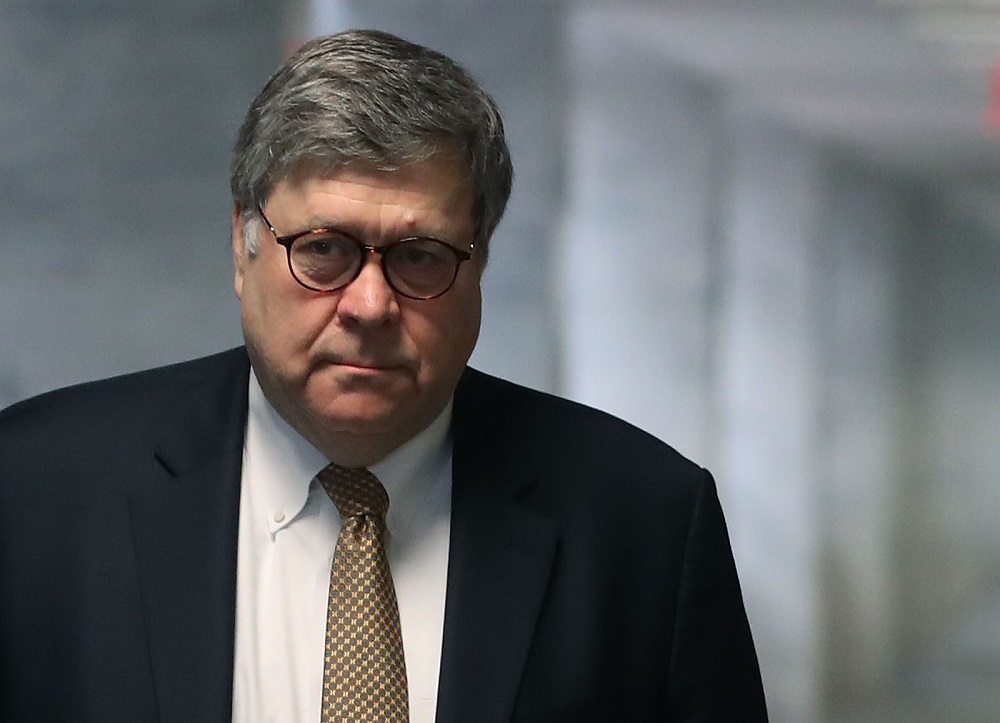 US Attorney General nominee William Barr arrives on Capitol Hill for a meeting with Senator Bill Cassidy (not pictured) in Washington January 29, 2019. u00e2u20acu201d AFP pic