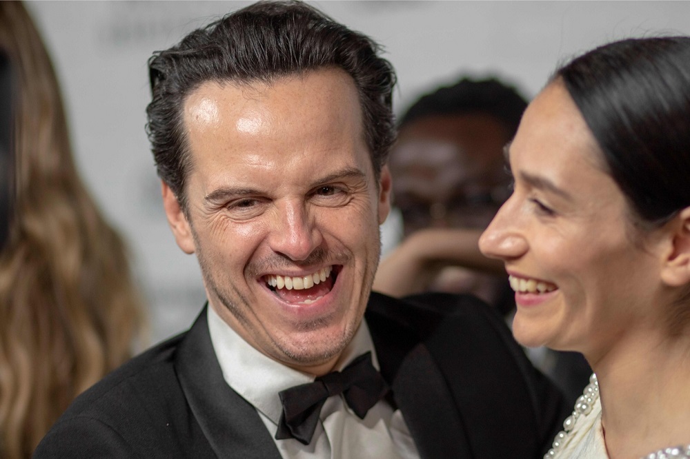 Andrew Scott (left) and Sian Clifford arrive at the post-Emmy Awards party in Los Angeles late September 22, 2019. u00e2u20acu201d AFP pic