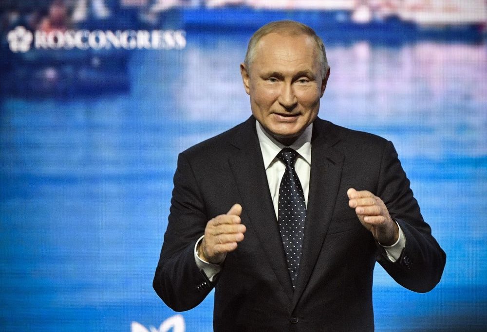 Russian President Vladimir Putin opens a plenary session of Eastern Economic Forum at far-eastern Russian port of Vladivostok on September 5, 2019. u00e2u20acu201d AFP pic