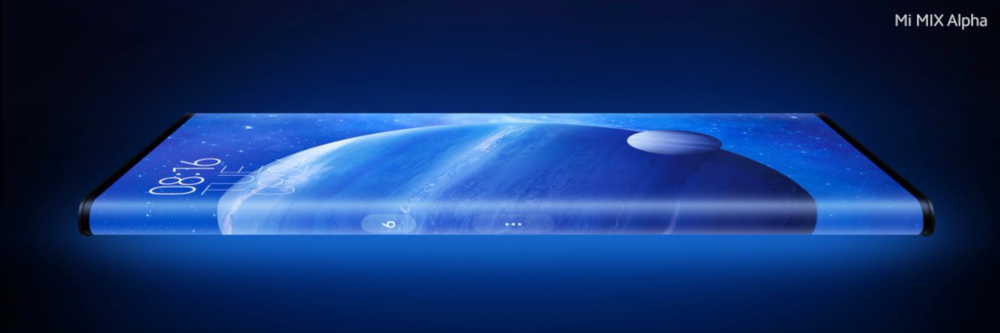 Xiaomi announces the Mi Mix Alpha smartphone with a display that wraps from the front to back. u00e2u20acu201d Picture courtesy of Xiaomi