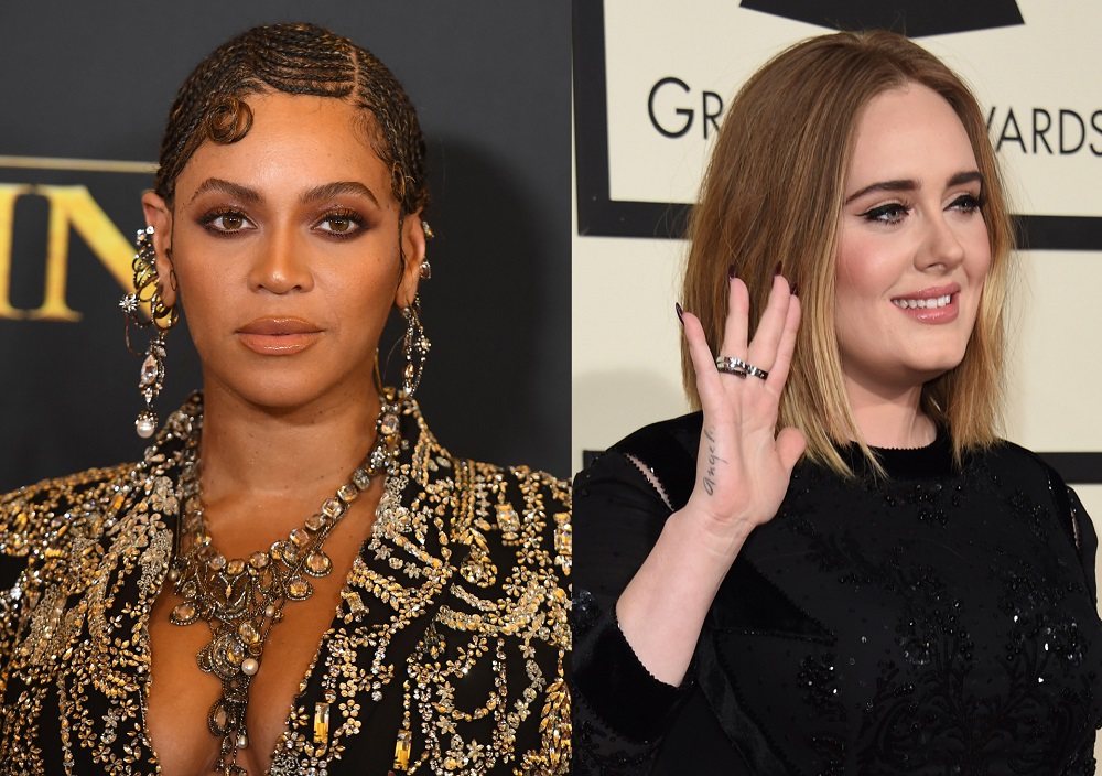 Beyonce and Adele will reportedly appear together on a new song by OneRepublic. u00e2u20acu201d AFP pic
