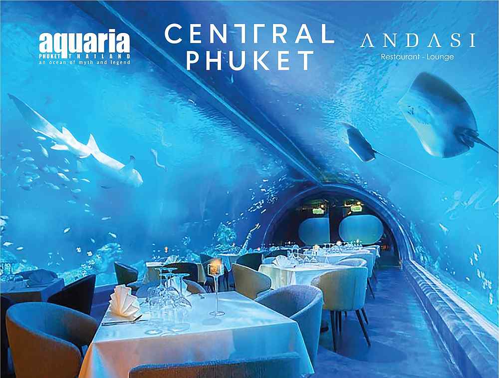 Andasi underwater restaurant u00e2u20acu201d Picture courtesy of Central Phuket via AFPn