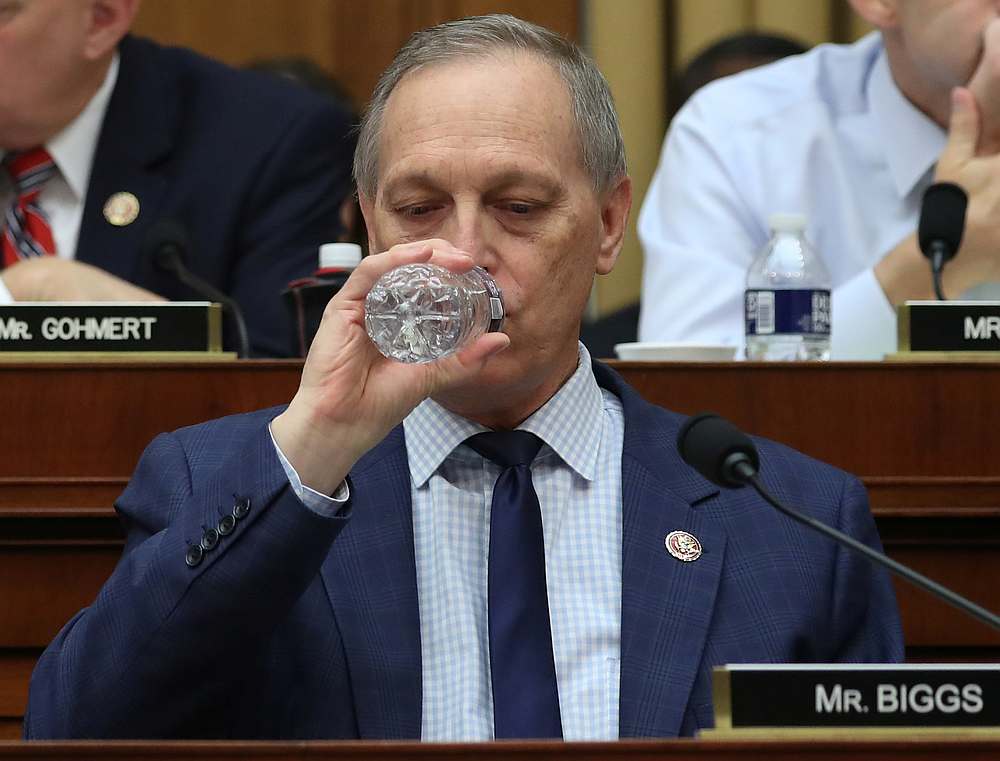 Rep Andy Biggs listen to discussion before a vote Capitol Hill in Washington September 12, 2019. u00e2u20acu201d Reuters pic 