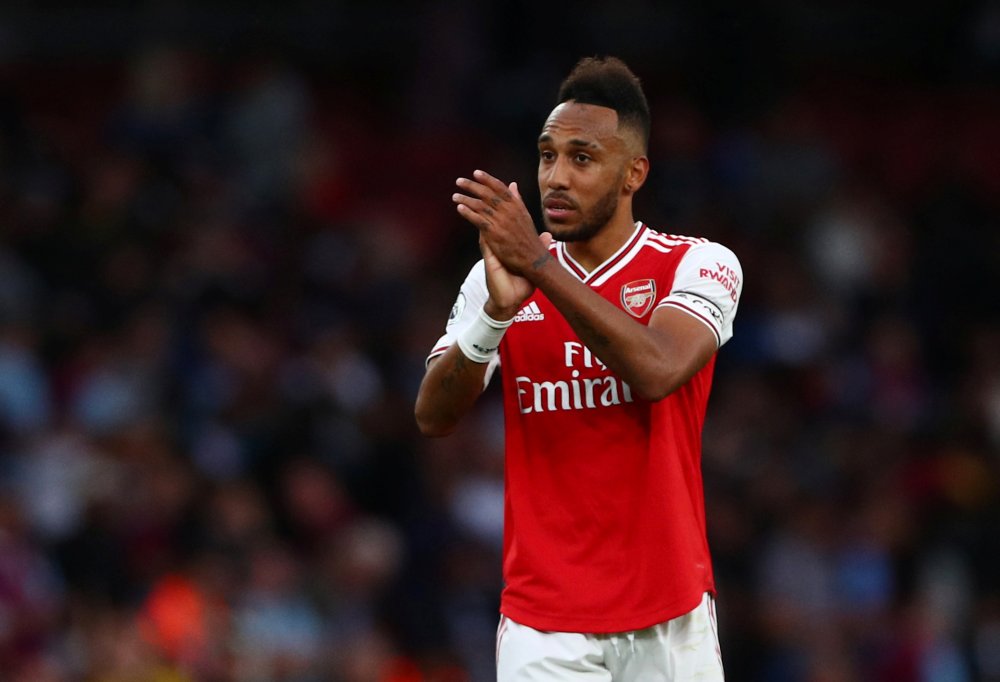 Arsenal's Pierre-Emerick Aubameyang celebrates after the match against Aston Villa September 22, 2019. u00e2u20acu2022 Reuters pic