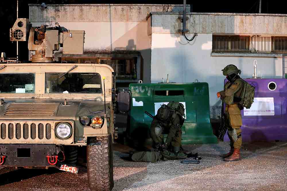Israeli troops are seen at the Israeli northern village of Avivim close to the border with Lebanon, in northern Israel September 1, 2019. u00e2u20acu201d Reuters pic