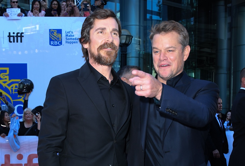 Actors Christian Bale (left) and Matt Damon attend the u00e2u20acu02dcFord v Ferrariu00e2u20acu2122 premiere at the Roy Thompson Hall during the 2019 Toronto International Film Festival in Toronto, Ontario  September 9, 2019. u00e2u20acu201d AFP pic         