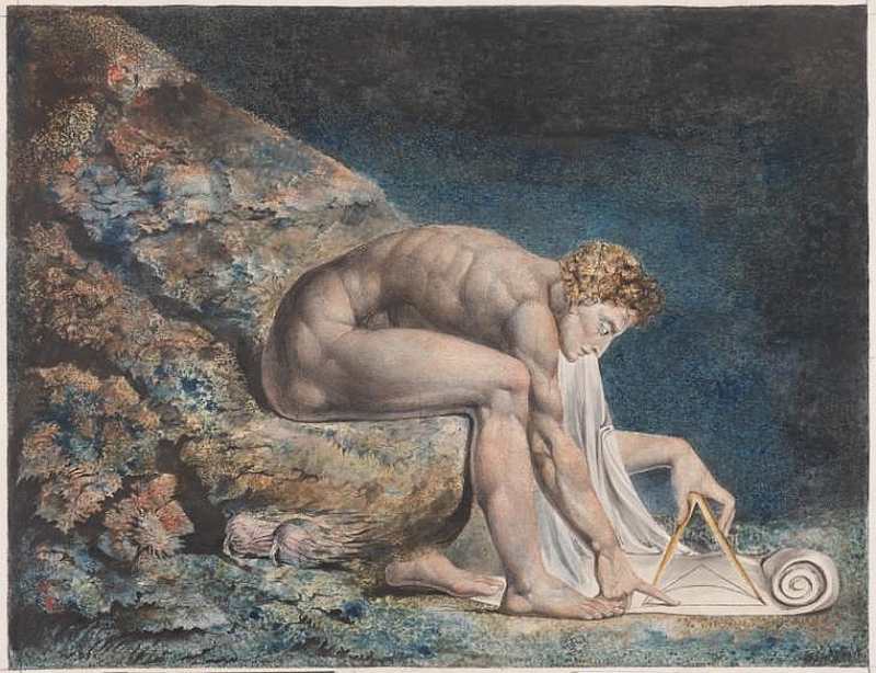 William Blake, 'Newton' (circa 1795u00e2u20acu201c1805) u00e2u20acu201d Image courtesy of Tate Britain via AFP