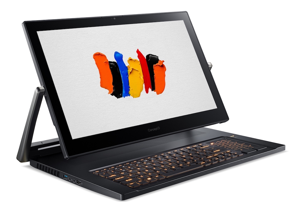 Acer ConceptD 9 Pro can be reconfigured in a multitude of ways. u00e2u20acu201d Handout via AFP