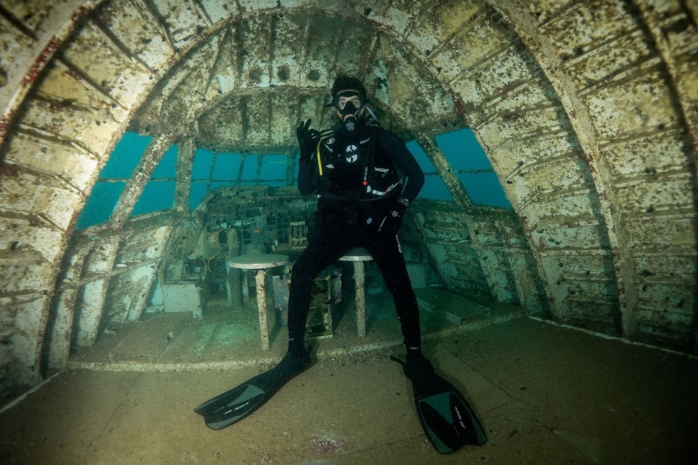 Billed as the world’s largest underwater theme park, Dive Bahrain is part of the kingdom’s tourism strategy. — Picture courtesy of Dive Bahrain