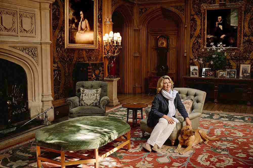 Countess Carnarvon of Highclere Castle — Picture courtesy of Airbnb via AFP