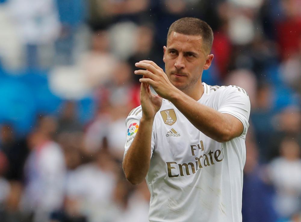 Eden Hazard came off the bench to make his Real debut in Saturday's 3-2 win over Levante. u00e2u20acu2022 Reuters pic