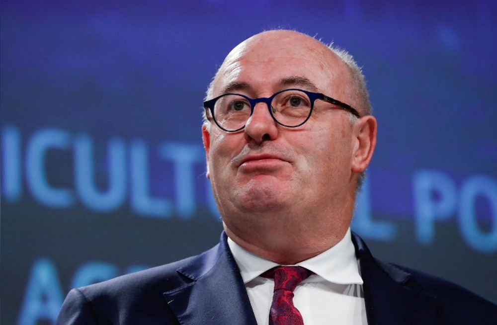 File picture shows European Commissioner for Agriculture and Rural Development Phil Hogan holding a news conference on the Common Agricultural Policy (CAP) post-2020, in Brussels, Belgium June 1, 2018. u00e2u20acu201d Reuters pic