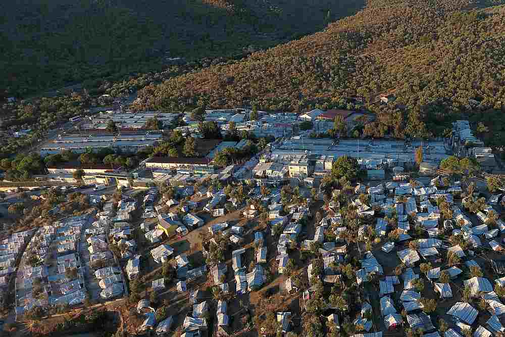 A view of the Moria camp for refugees and migrants and part of a makeshift camp set next to Moria, on the island of Lesbos, Greece September 19, 2018. u00e2u20acu201d Reuters pic