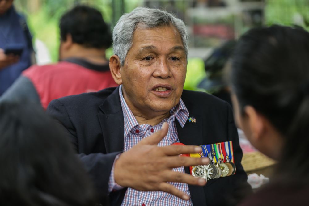 Lieutenant General (Rtd) Datuk Seri Zaini Mohamad Said speaks to Malay Mail at Taman Tugu Negara in Kuala Lumpur September 8, 2019. u00e2u20acu2022 Picture by Ahmad Zamzahuri