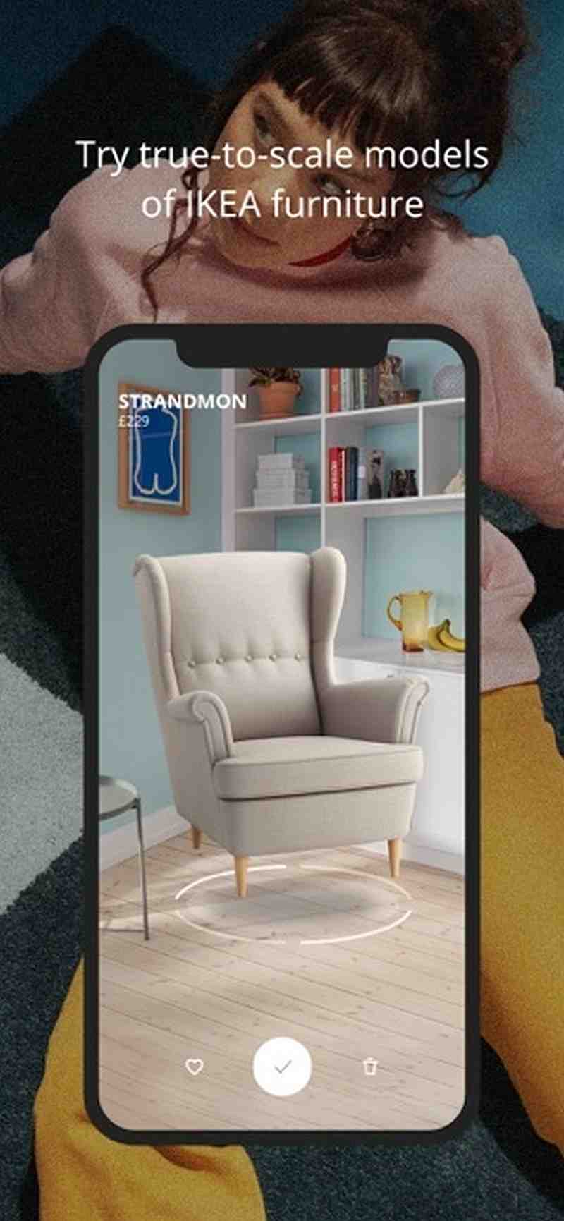Ikea has integrated AI technology into the Place smartphone app for iOS. u00e2u20acu201d Picture courtesy of Ikea via the App Store via AFP