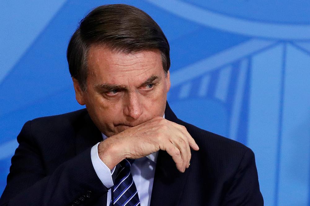 Brazil's President Jair Bolsonaro during a ceremony at the Planalto Palace in Brasilia August 29, 2019. u00e2u20acu201d Reuters pic