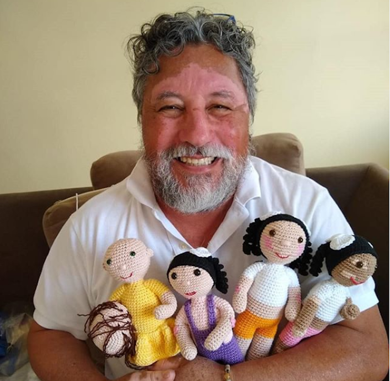 Grandfather Joao Stanganelli Junior initially created the dolls for his granddaughter, but soon catered to the public as well after he received overwhelming praise for his creations. u00e2u20acu201d Screengrab via Instagram/@joaostanganelli