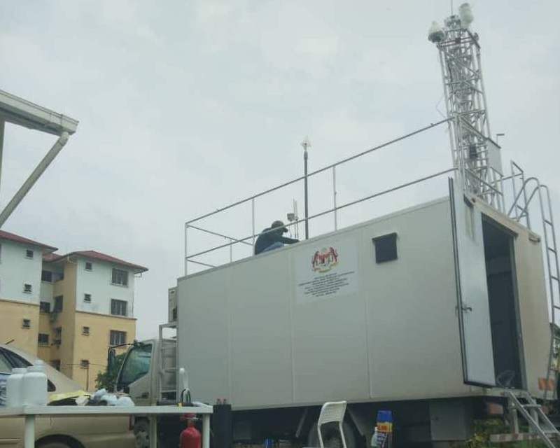The MCAQM 002 Kenyalang station now in Serian to monitor air quality in the district, September 24, 2019. u00e2u20acu2022 Picture courtesy of Sarawak Public Communication Unit of the Chief Ministeru00e2u20acu2122s Office