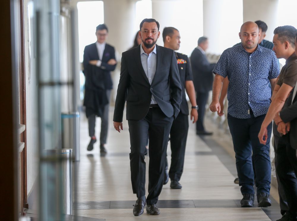 Datuk Seri Najib Razaku00e2u20acu2122s former aide Datuk Amhari Efendi Nazaruddin is pictured at the Kuala Lumpur High Court September 3, 2019.  u00e2u20acu201d Picture by Firdaus Latif