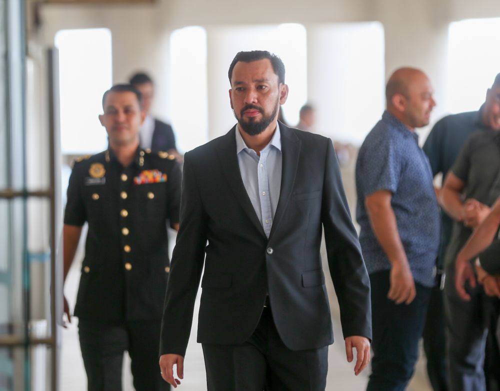 Datuk Seri Najib Razaku00e2u20acu2122s former aide Datuk Amhari Efendi Nazaruddin is pictured at the Kuala Lumpur High Court September 3, 2019.  u00e2u20acu201d Picture by Firdaus Latif
