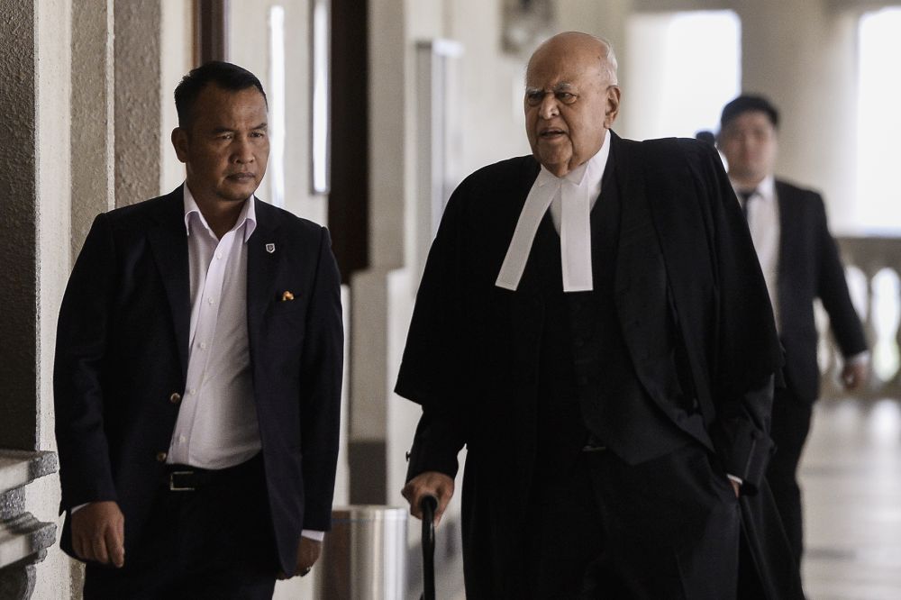 Datuk Seri Gopal Sri Ram is pictured at the Kuala Lumpur High Court September 4, 2019. u00e2u20acu201d Picture by Miera Zulyana