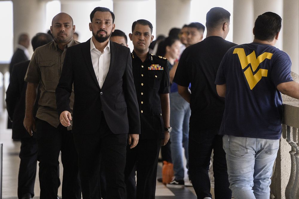 Datuk Seri Najib Razaku00e2u20acu2122s former aide Datuk Amhari Efendi Nazaruddin is pictured at the Kuala Lumpur High Court September 4, 2019.  u00e2u20acu201d Picture by Miera Zulyana