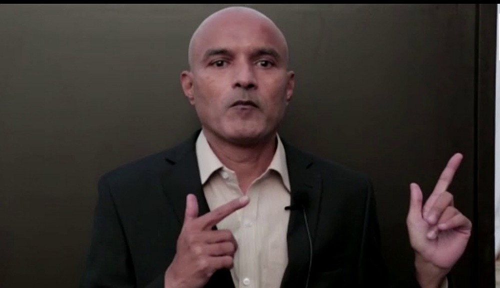 YouTube image of alleged Indian spy Kulbhushan Jadhav on death row in Pakistan. 