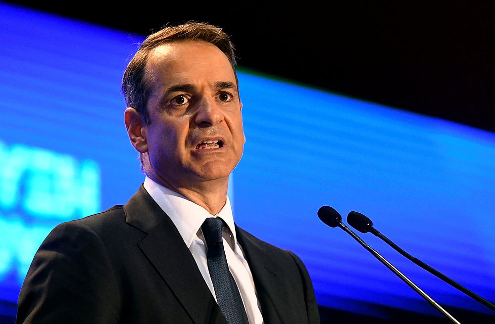 Greek Prime Minister Kyriakos Mitsotakis speaks during the opening of the annual International Trade Fair of Thessaloniki, Greece September 7, 2019. u00e2u20acu201d Reuters pic