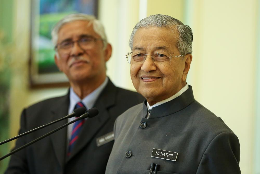 Prime Minister Tun Dr Mahathir Mohamad speaks during a press conference in Putrajaya September 19, 2019. u00e2u20acu2022 Picture by Yusof Mat Isa