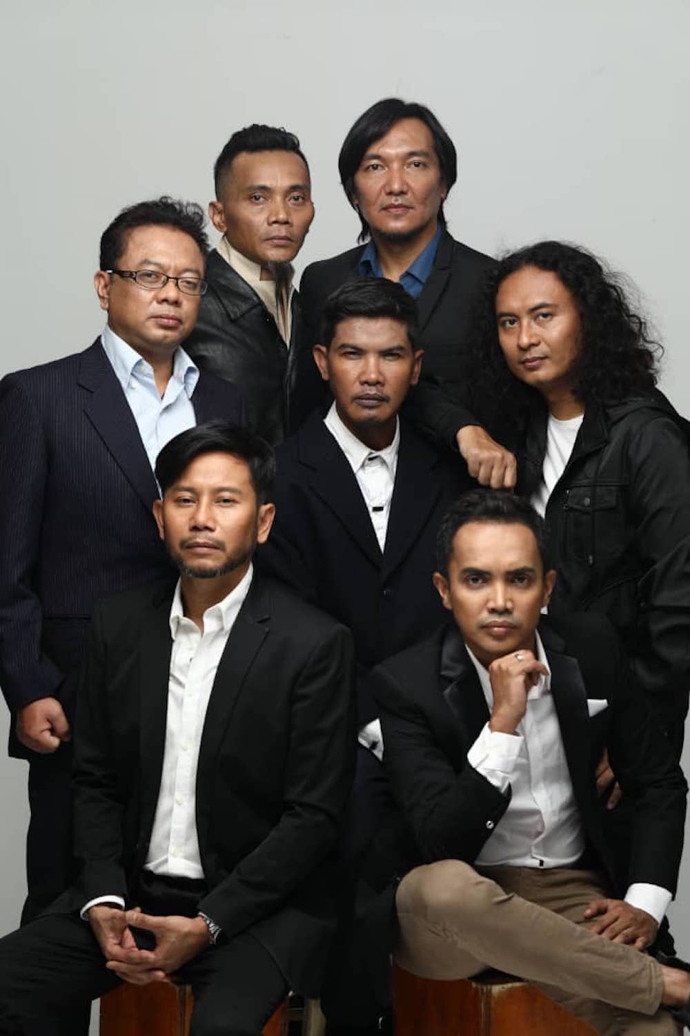 Members of Exists are very much relieved now that Mamat is free, as they are able to rehearse together as a group for their upcoming reunion concert. — Picture courtesy of Shiraz Projects.