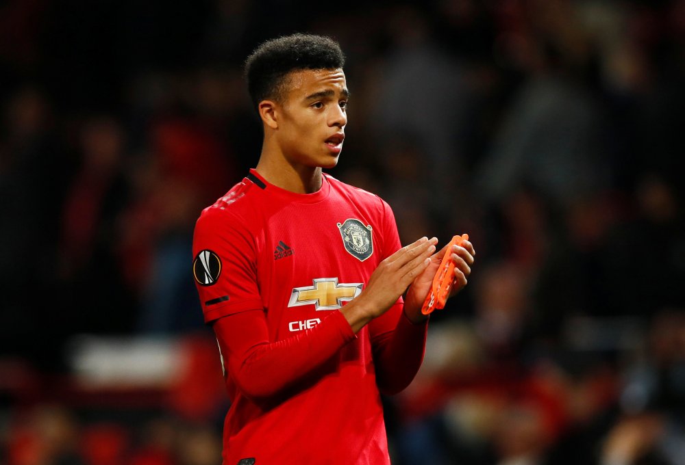 Manchester United's Mason Greenwood applauds the fans after the match against Astana, September 20, 2019. u00e2u20acu2022 Reuters pic