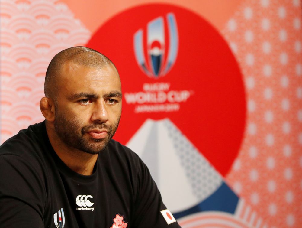 Japan team captain Michael Leitch attends a news conference ahead of the start of the 2019 Rugby World Cup in Tokyo September 18, 2019. u00e2u20acu2022 Reuters pic