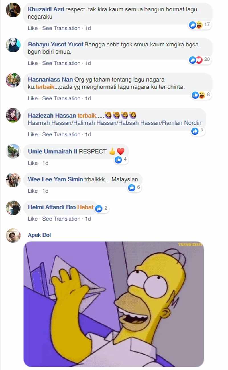 Praises poured in for the restaurant and fellow Malaysians. ― Screengrab via Facebook/Che Zulkefli