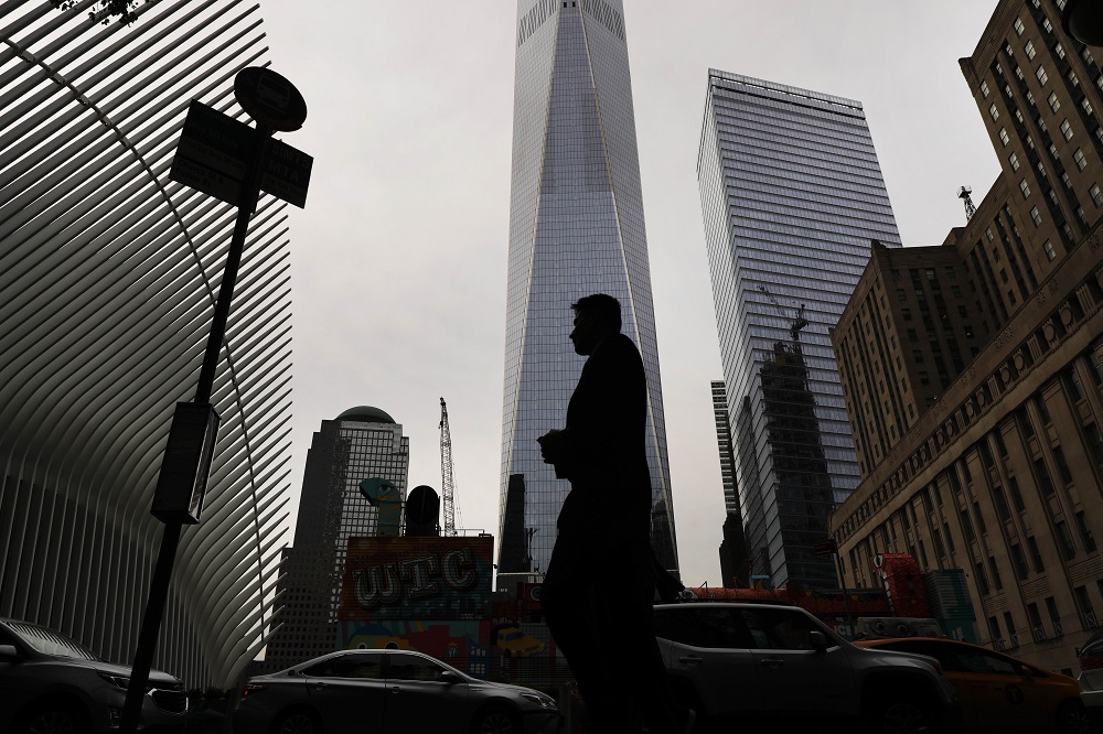 One World Trade Center towers over the September 11 Memorial and Museum New York September 5, 2019. u00e2u20acu201d AFP pic       