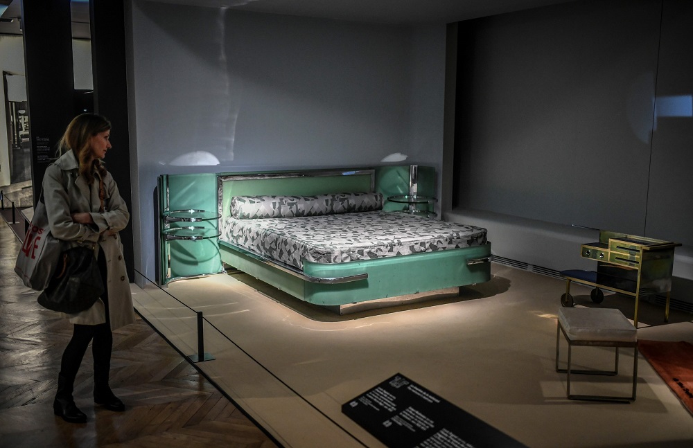 A woman visits the opening of ‘The Modern Maharajah’ exhibition at the Museum of Decorative Arts in Paris September 25, 2019. — AFP pic