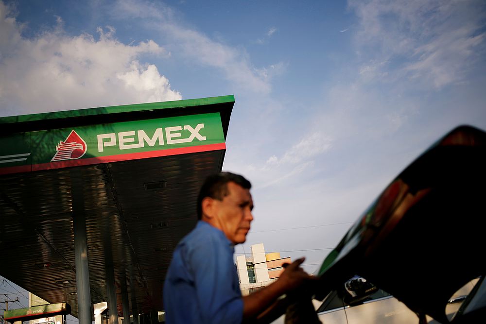 A sign of state-owned company Petroleos Mexicanos (Pemex) is seen at a gas station in Monterrey, Mexico June 17, 2019. u00e2u20acu201d Reuters pic