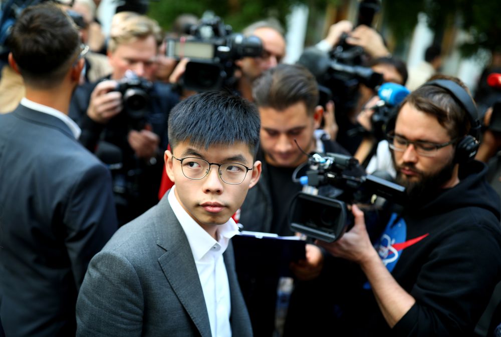 Hong Kongu00e2u20acu2122s pro-democracy activist Joshua Wong speaks with the media after a news conference in Berlin, Germany, September 11, 2019. u00e2u20acu201d Reuters pic