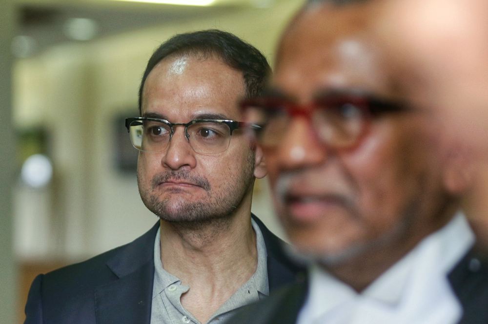 Riza Aziz is pictured at the Kuala Lumpur High Court, September 23, 2019. u00e2u20acu2022 Picture by Ahmad Zamzahuri