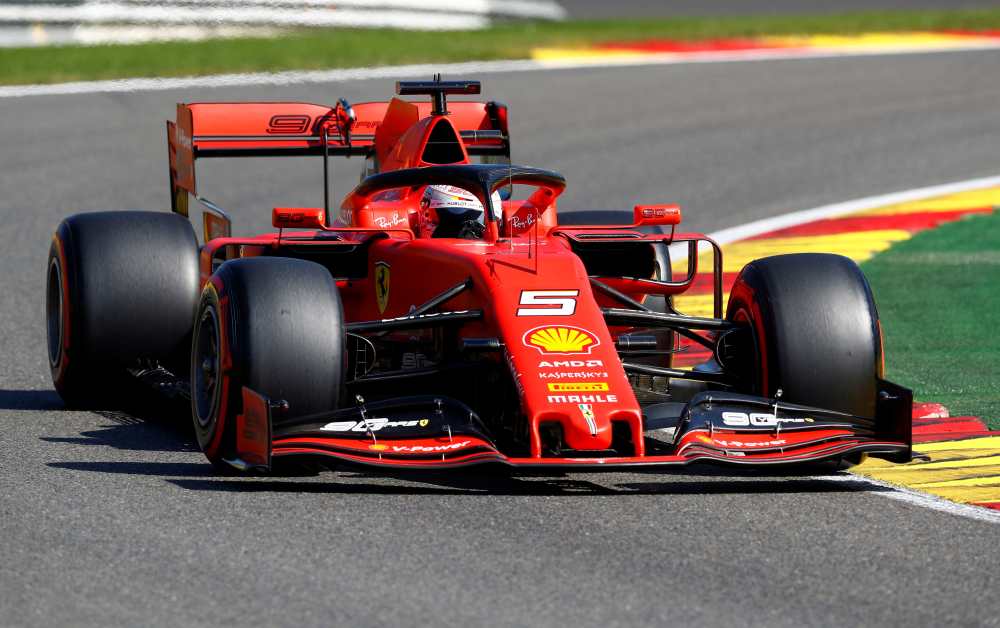 Ferrari's Sebastian Vettel finished fourth after making a second pitstop in the closing stages of the race in Stavelot, Belgium September 1, 2019. u00e2u20acu2022 Reuters pic