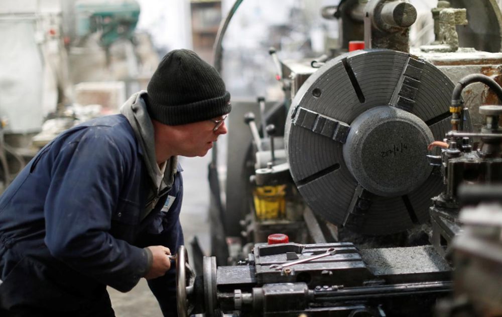 Kays Factory worker Robert Holt operates a lathe to make a curling stone in Mauchline, Scotland, Britain, January 11, 2018. u00e2u20acu201d Reuters pic