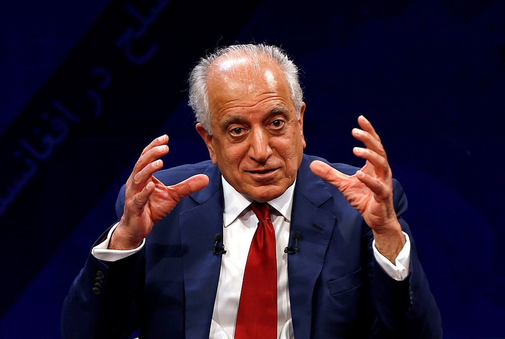 US envoy for peace in Afghanistan Zalmay Khalilzad speaks during a debate at Tolo TV channel in Kabul April 28, 2019. u00e2u20acu201d Reuters pic